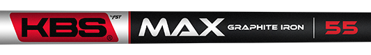 KBS - MAX 55 -A Flex (55g) - Launch High (+$25/club)
